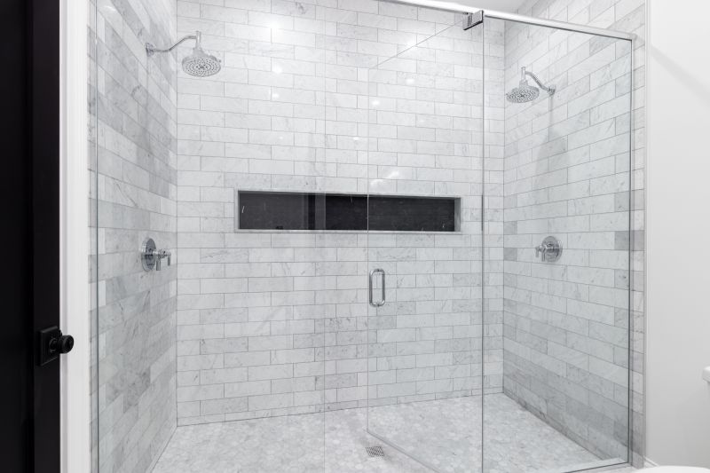 Tile-Designed Shower Space
